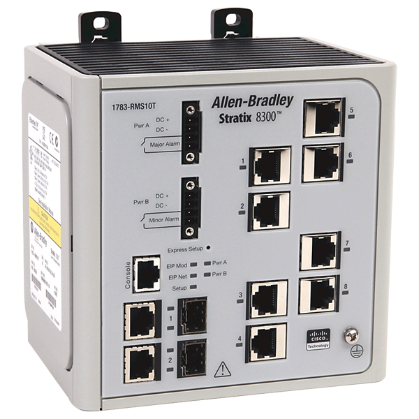 1783-RMS10T New Allen Bradley Stratix 8300 managed switch, Layer 3, 10 ports